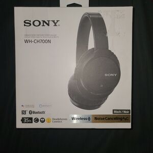 Sony WH-CH700N Over-Ear Headphones — Black